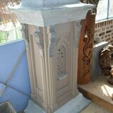 wooden and zinc base
