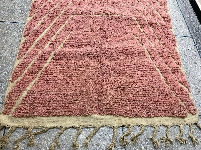 Hand-woven Berber rug from Oued Zem