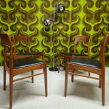 4 Teak Chairs HENNING KJAERNULF 1960"