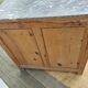 Mado buffet, marble top and asymmetrical doors.