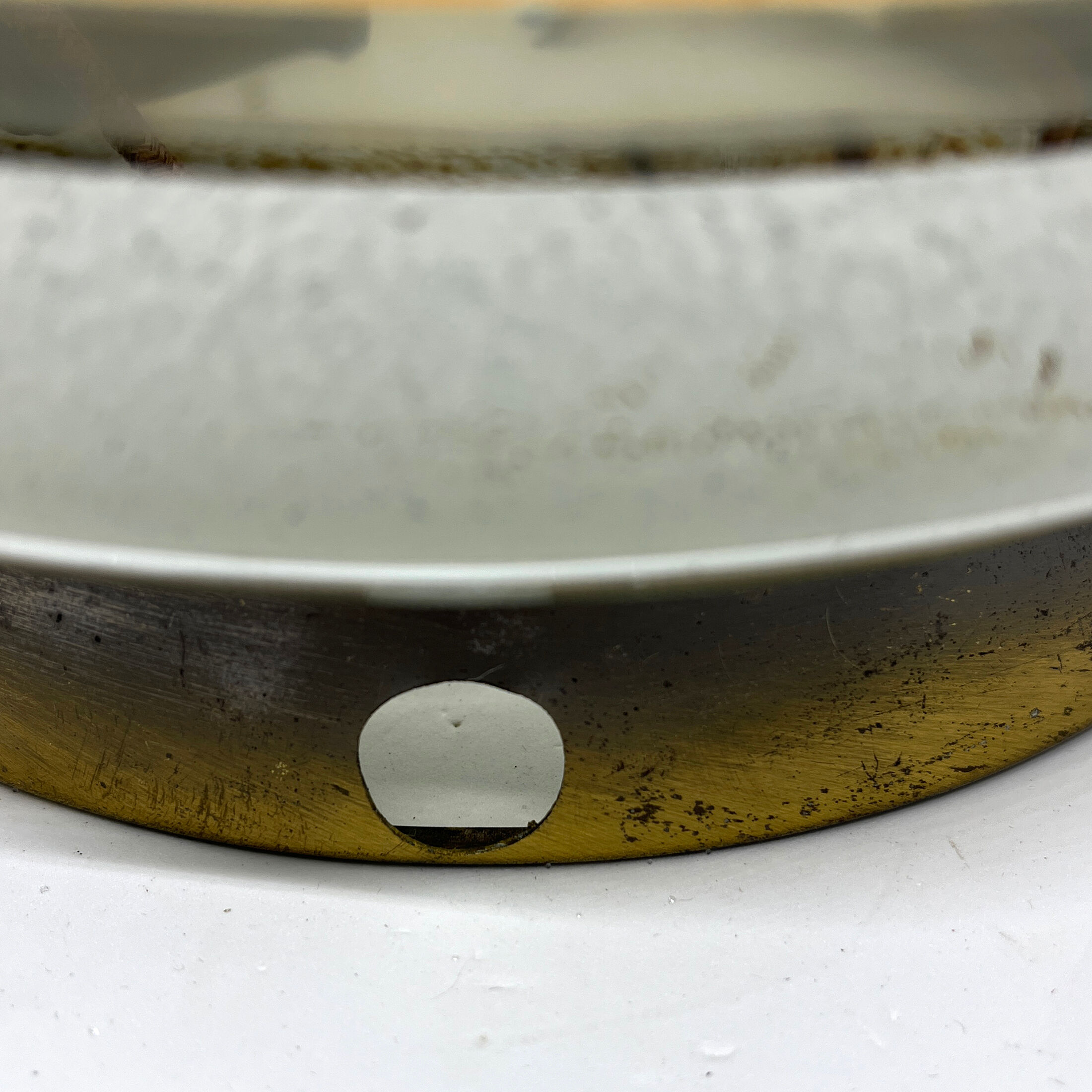 Plafon lamp art deco Meissen, Germany, 1940s