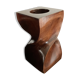 Scandinavian wooden candle holder from the 60s and 70s