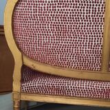 Louis XVI bench gilded wood