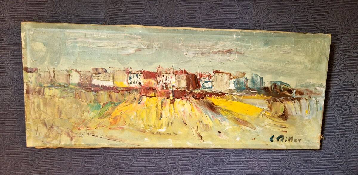 Alsatian Village by Etienne Ritter (1934-1994)