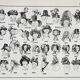 Old engraving 1898, Old hat, headdress, costume • Lithograph, Original plate