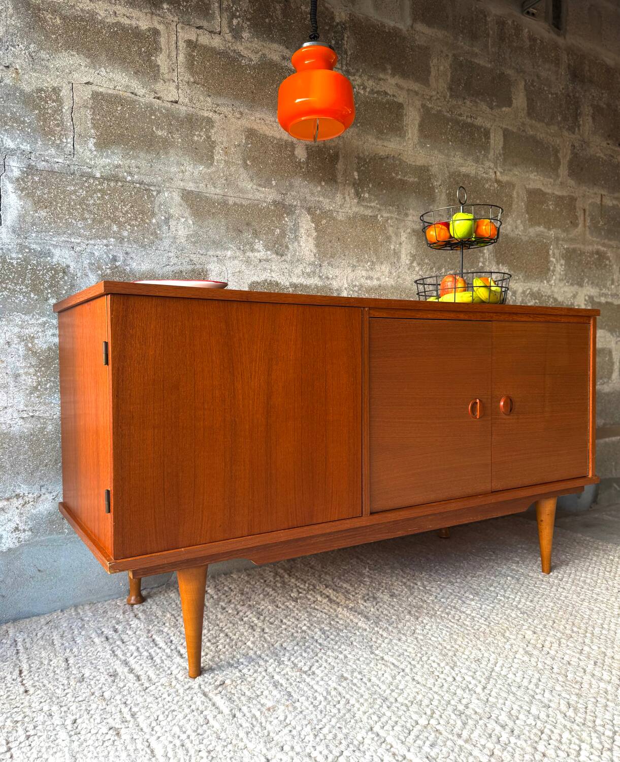 Scandinavian teak sideboard, 1960s/70s.