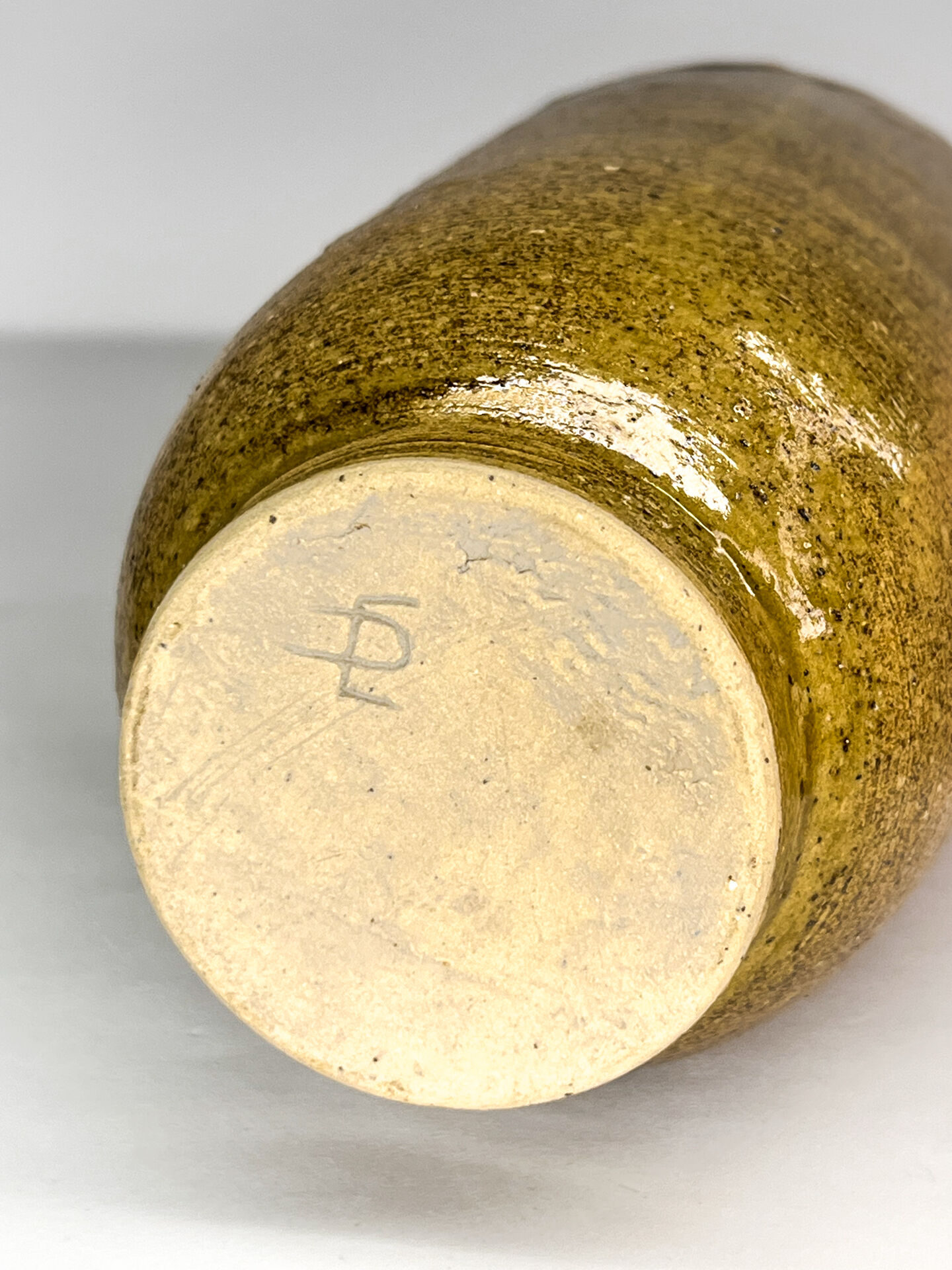 Vase vintage en grès d'art