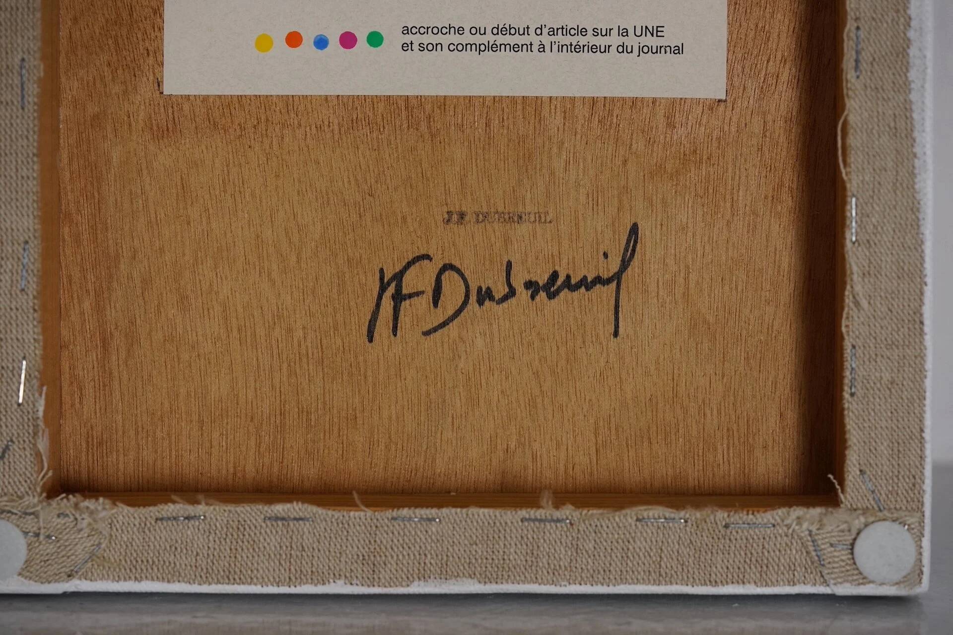 2 peintures de Jean François Dubreuil
