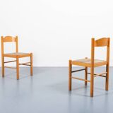 Italian Modern architectural pair of chairs, 1960’s