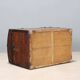 Antique chest in stained oak and iron, Italy, 19th century.