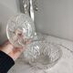 Bonbonnière vintage en verre ciselé