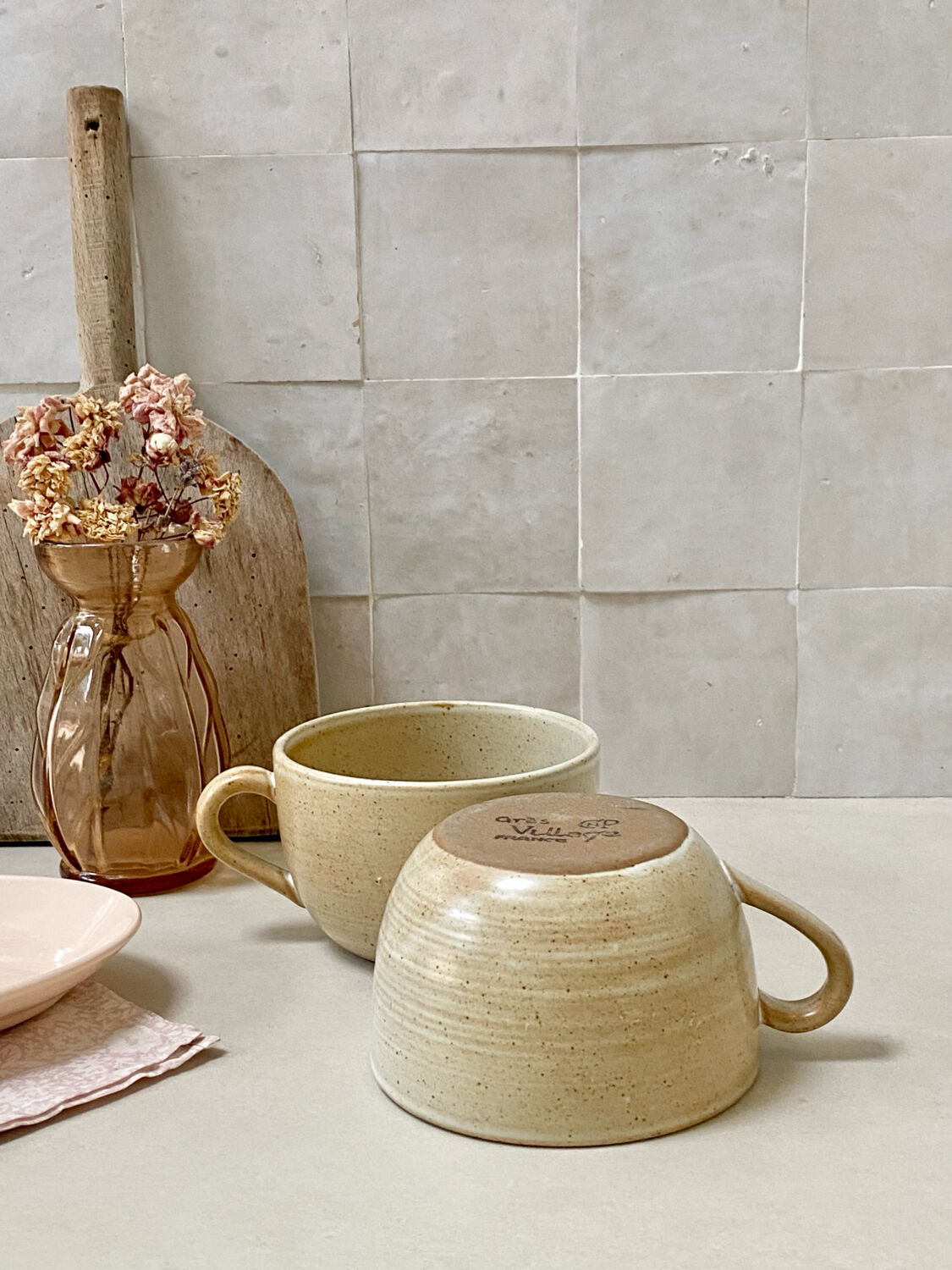 Stoneware mugs