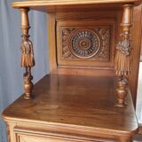 Breton sideboard in carved oak