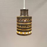 Danish ceramic hanging lamp, designed by Jette Hellerøe, in the 1970s.