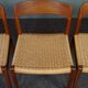 Set of 6 chairs and dining table Niels Otto Møller
