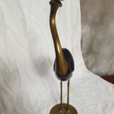 Pink flamingo in brass