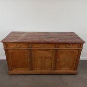 Marble top store bank