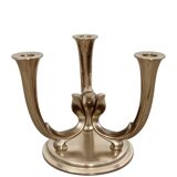 MF Germany 1940s Art Deco candlestick | Silver-plated brass |