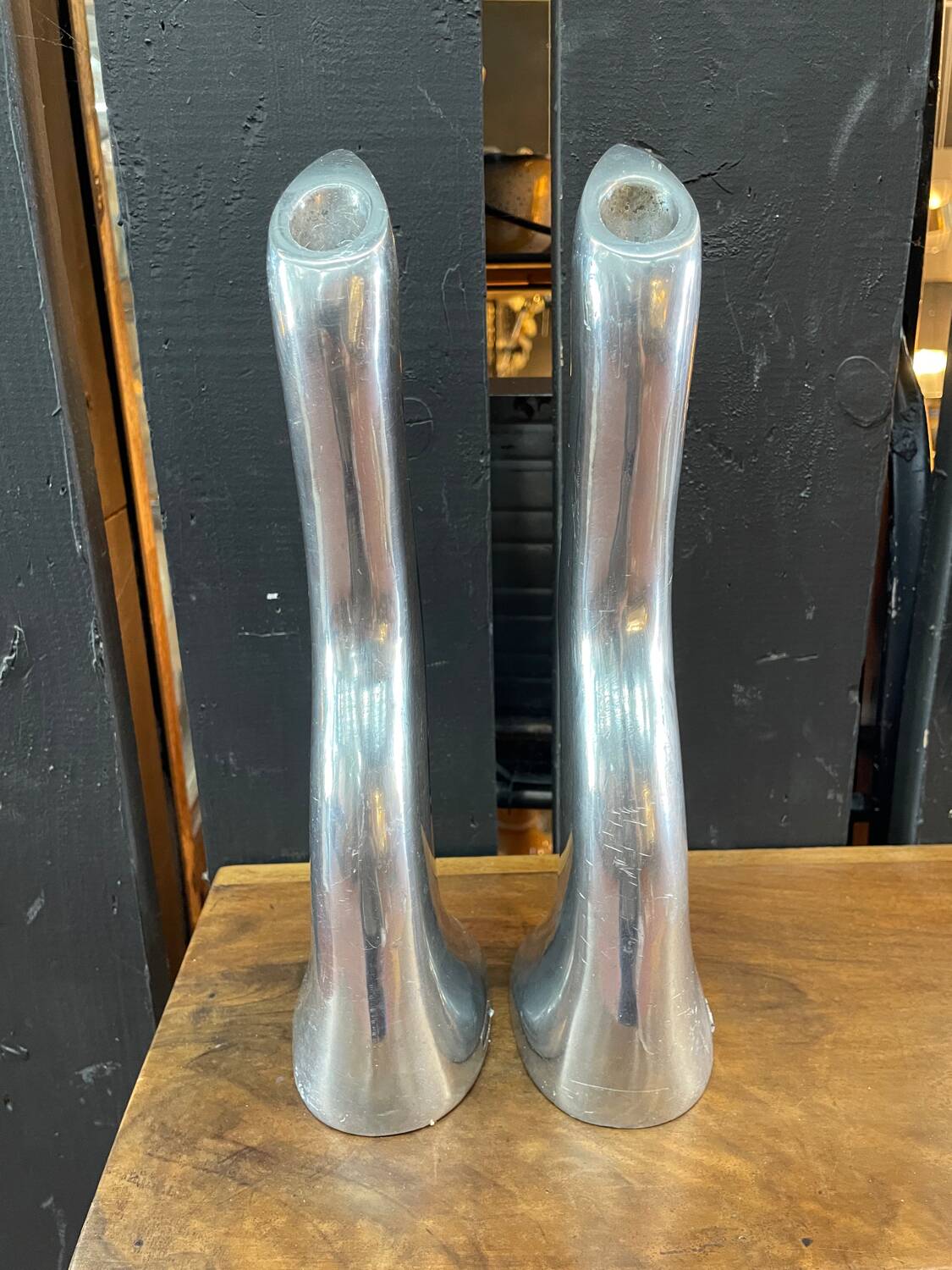 Pair of Anna Everlund candlesticks