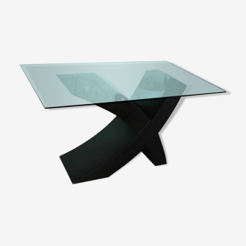 Table en verre