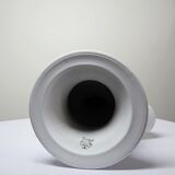 Bust of Louise Brongniart after Houdon, white biscuit Tharaud Limoges 20th century.