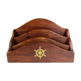 Wooden mail door