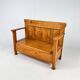 Banc d'entrée en pin, 1970s