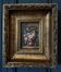 Oil on panel by B. Vogel still life 20th century gilded frame
