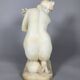 White Marble Sculpture - Venus at Bath - Early 19th Century