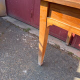 Sliding drawer farm table