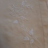 Antique tablecloth and 6 hand-embroidered linen towels