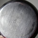 Set of 4 vintage bar measures in brushed stainless steel from the 60s-70s.