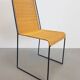 Mid-Century Modern Wicker Wire Chair by Raoul Guys, 1960s