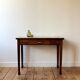 Vintage wood and ceramic table