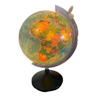 80s luminous terrestrial globe