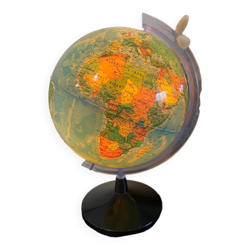 80s luminous terrestrial globe