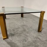 Bronze coffee table by Peter Ghyczy 1970s