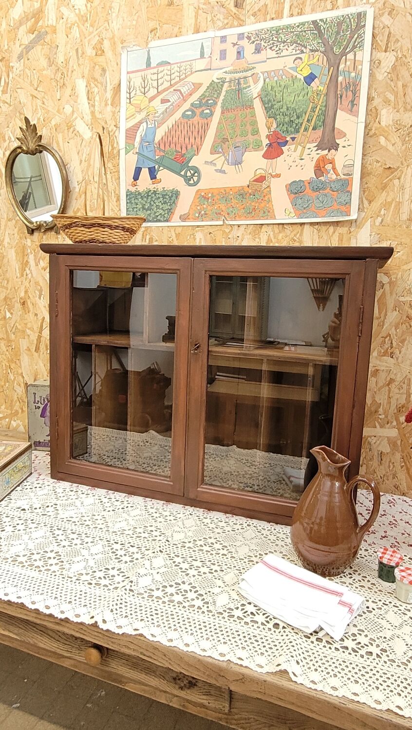 Antique display cabinet