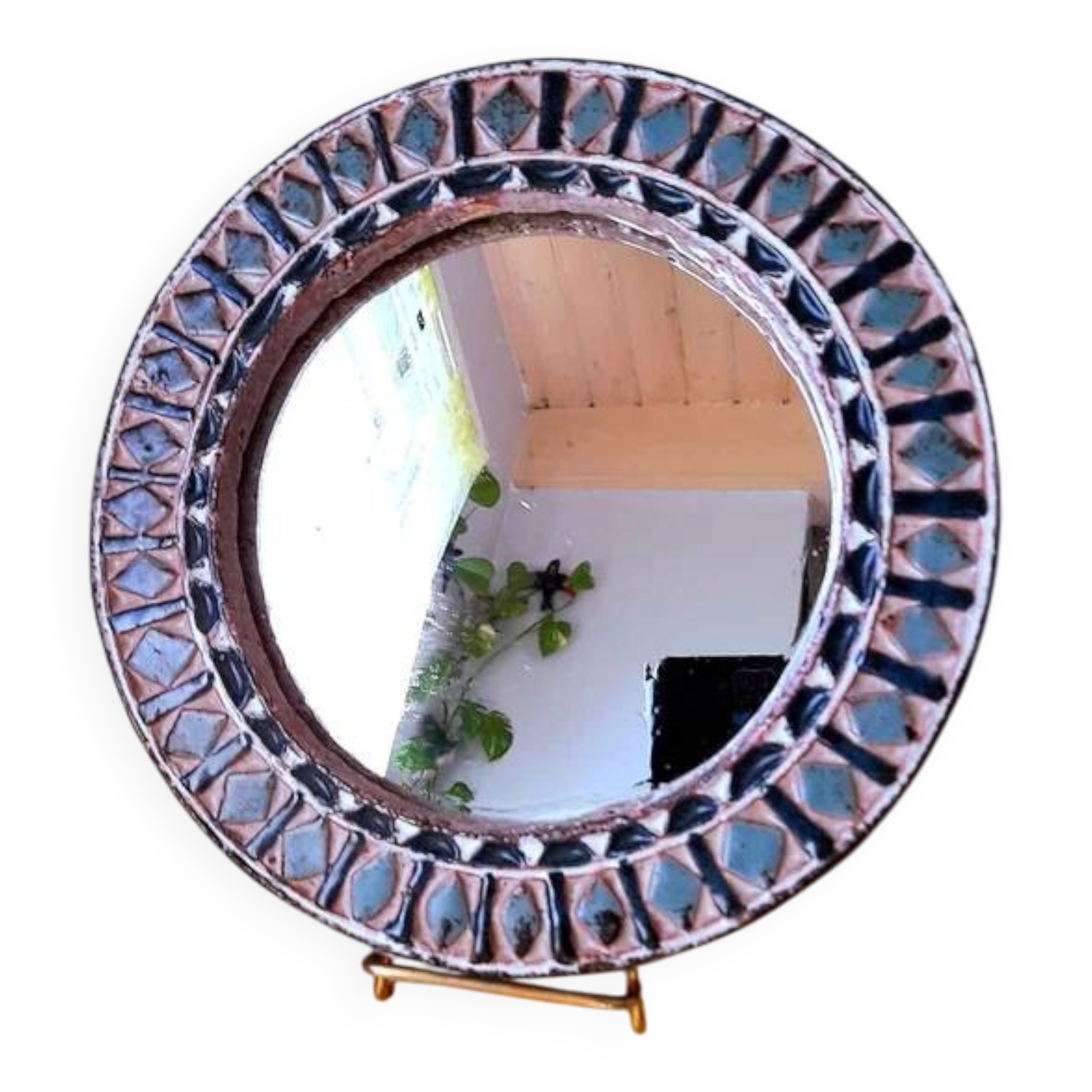 Ceramic mirror Roland Zobel 1970