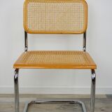 Following 4 B32 Marcel Breuer Cesca chairs
