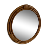 Miroir rotin 33cm