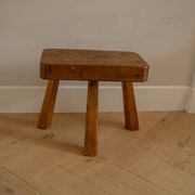 Vintage solid wood stool