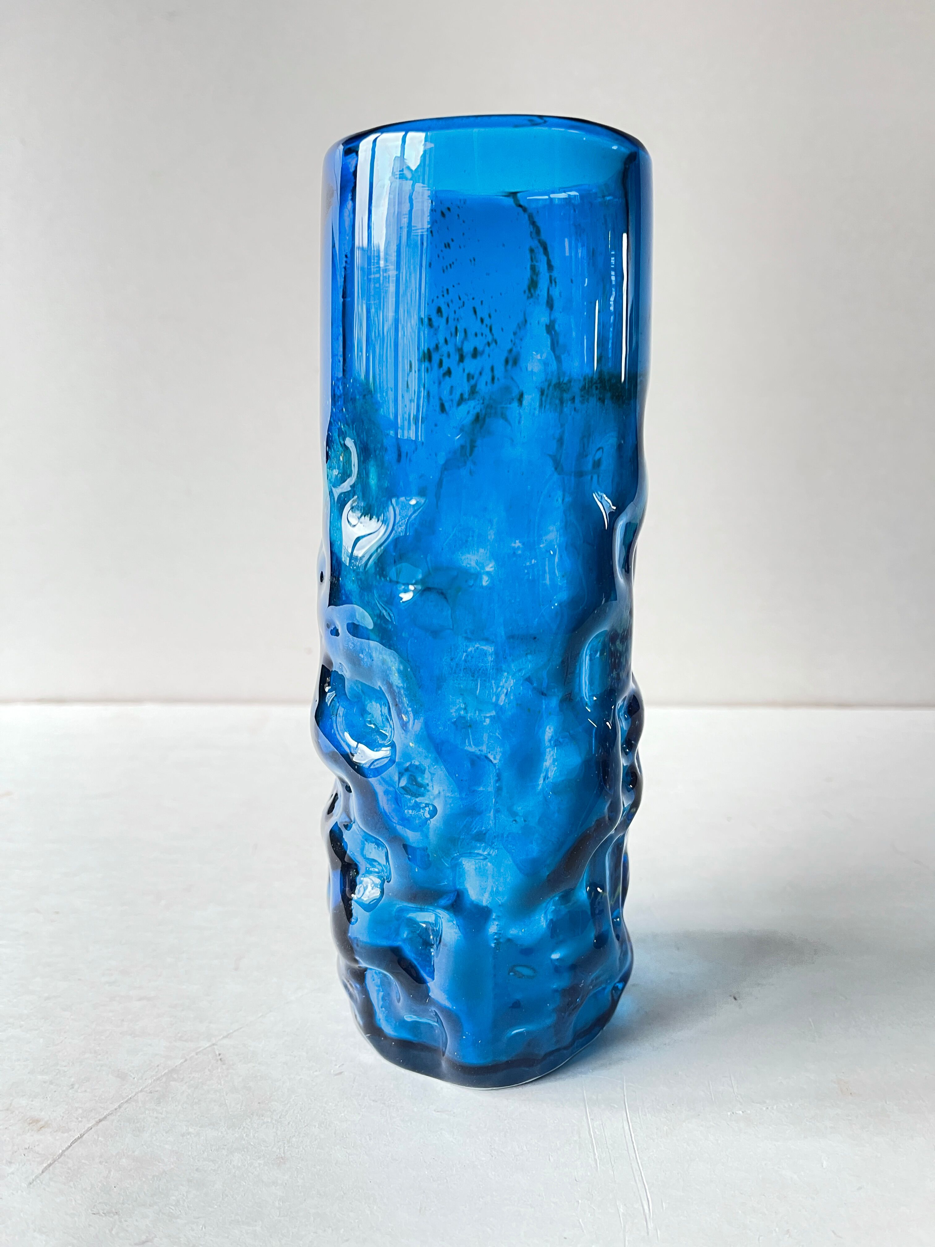 Vintage blown glass vase Livio Molino