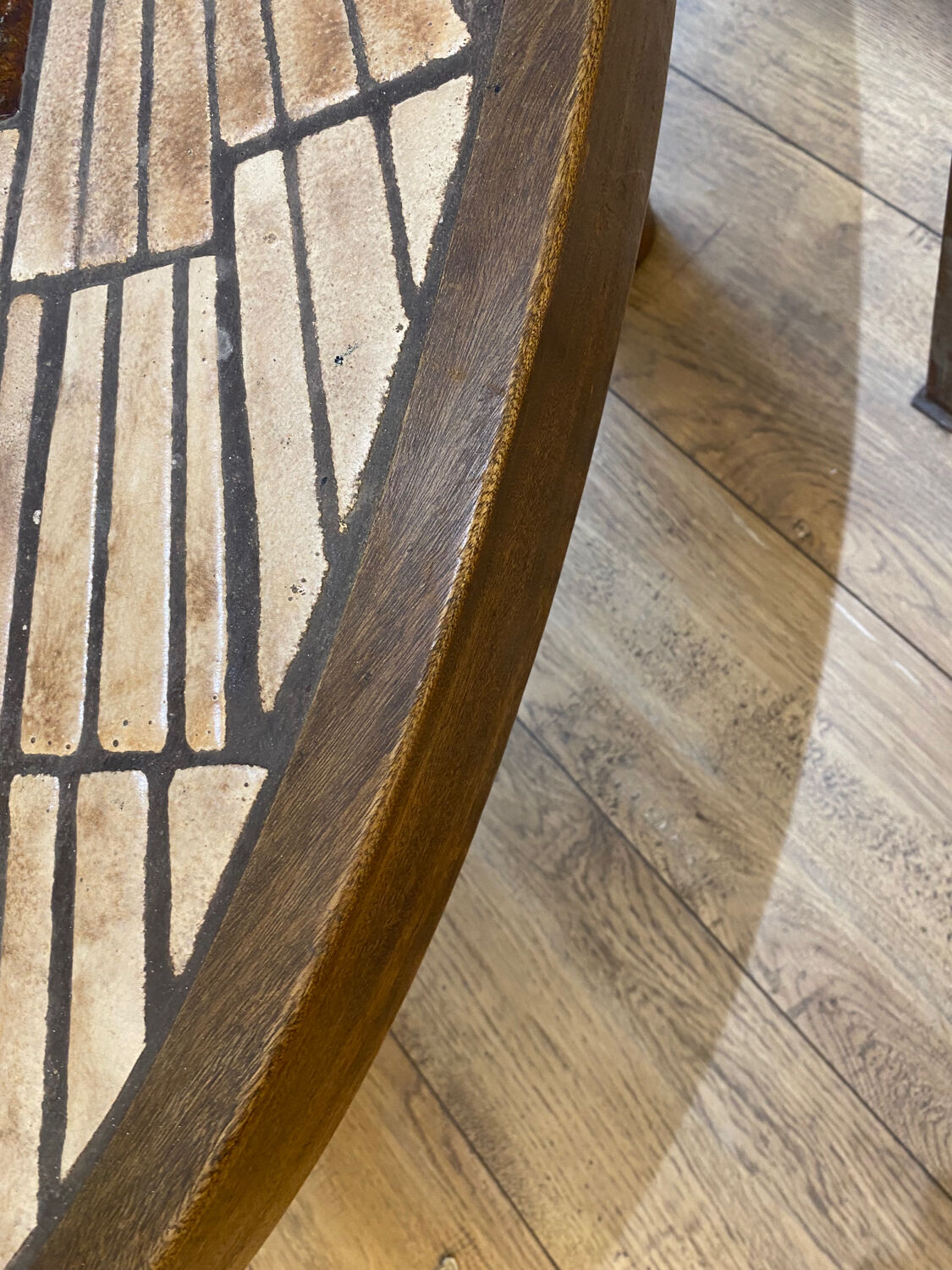 Ceramic coffee table, Vallauris, 1960