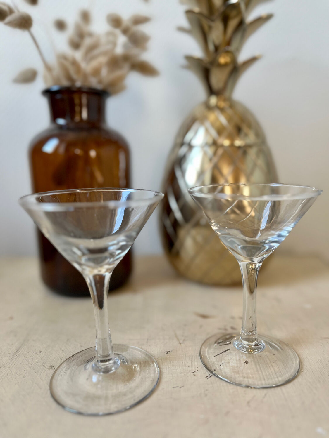 Coupes cocktail vintage