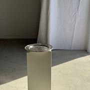 Round vintage silver-plated tray D30 H2