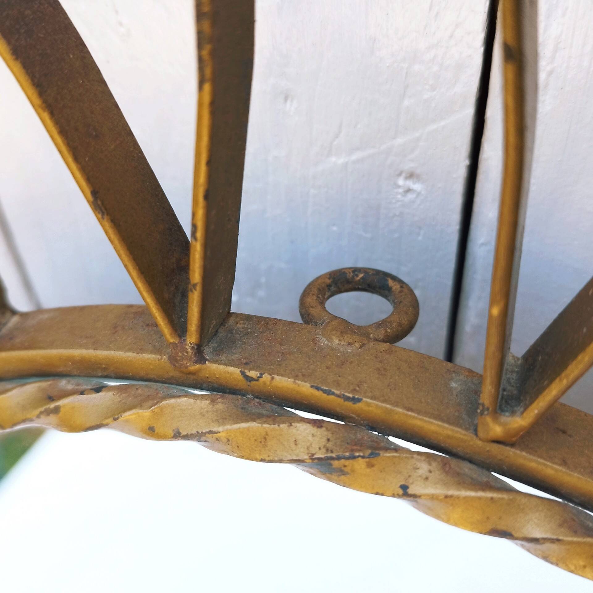 Large vintage 50's designer sun mirror