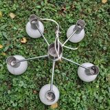 Chrome chandelier