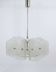 Frosted glass chandelier from the mid-century by J. T. Kalmar, Austria, 1960s.