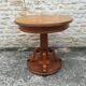 Oval pedestal table